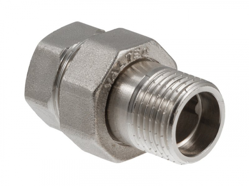 Сгон прямой STI 1 1/2 (американка)никель