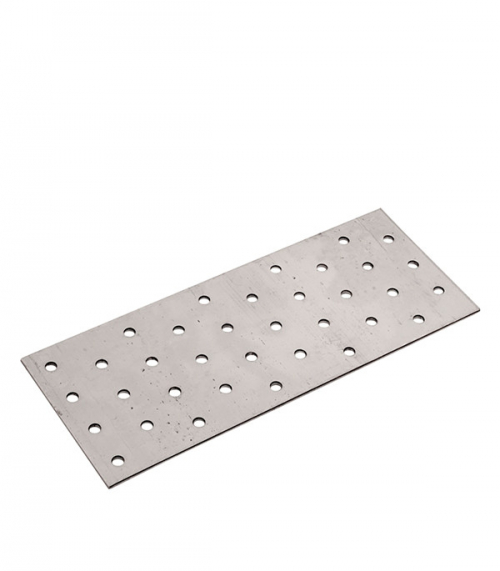 Пластина крепежная, 80x120x2 цинк