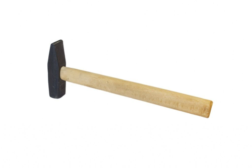 Молоток с деревянной ручкой 300гр черный