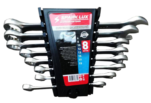 Набор ключей комбинированных 6-19 8шт SPARKLUX