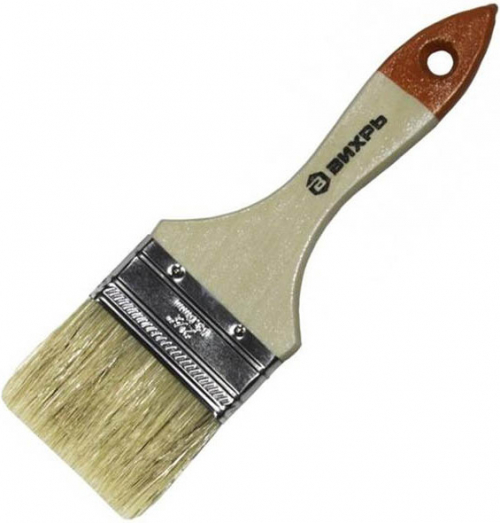 Кисть Стандарт 63мм натуральная щетина//Вихрь