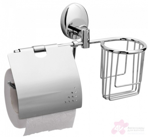 Бумагодержатель с держателем под освежитель воздуха RONAS-045