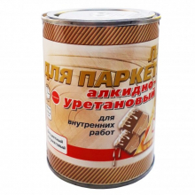Лак паркетный алкидно-уретановый полуматовый 0,9л "White house"
