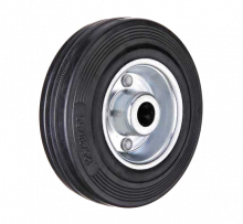 Колесо без кронштейна d125 мм, (100кг) черн.рез.