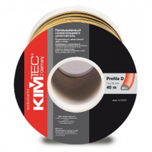 Уплотнитель KIM TEK Профиль D, черный (12 х14мм. )