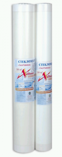 Стеклохолст"Х-glass" (40гр/м,кв) ПАУТИНКА 25м,