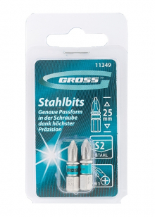 Бита РН1х25, сталь S2,//GROSS