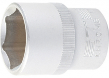 Головка торцевая, 22 мм, 6-гранная, CrV, под квадрат 1/2", // STELS
