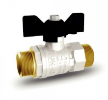 Кран шаровой 15.н-н.бабочка латунный LD Pride 47.