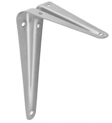 Кронштейн, 125 х 100, серый, Ютилити, Larvij, L7700GY