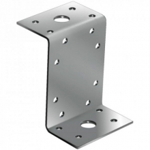 Уголок крепежный, 55х105х90х2, Z-образный