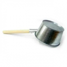 Ковш 1,5л оцинкованный банный с дер.ручкой