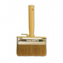 Кисть-ракля 30х100мм натуральная светлая щетина пластиковый корпус//888