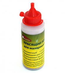 Порошок красящий, для малярных шнуров - красный, 115г. (Hobbi)