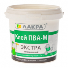 Клей ПВА-М универсальный Экстра 0,9кг (Л-С) 