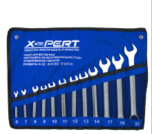 Набор ключей комбинированных 12шт (6-22мм) //X-PERT