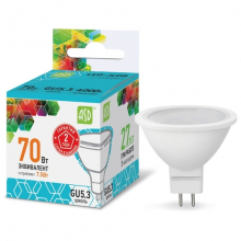 Лампа светодиодная ASD LED-JCDR 7.5Вт 220В GU5.3 4000K 600Лм