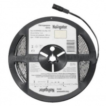 Лента светодиодная Navigator NLS-3528W60-4.8 IP20 12B 2700к тепл бел
