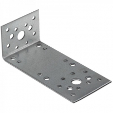 Уголок крепежный, 90х50х55х2, ассиметричный 