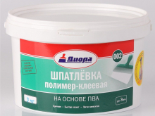 Шпатлевка 002 Полимер-клеев 1кг Диола
