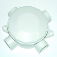 Коробка распред. ОП КРК d70х30 4 - рожковая белая