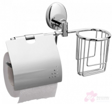 Бумагодержатель с держателем под освежитель воздуха RONAS-045