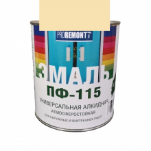 Эмаль ПФ-115 Бежевый (0,9кг) PROREMONT