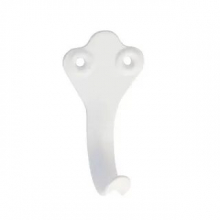 Крючок №2 полимер белый