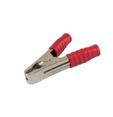 Зажим крокодил 100А 105мм красный 16-0019 REXANT