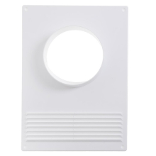 Торцевая площадка D=100мм/20,5х24 пластиковая с решеткой