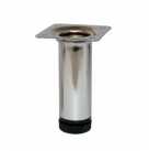 опора метал д/мебели 100х50 хром