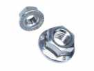Гайка, м12, с пресшайбой, цинк, Din 6923
