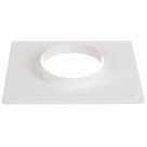 Торцевая площадка D=120мм/23,5х19,5,металлическая белая