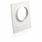 Торцевая площадка D=100мм/23,5х19,5,металлическая белая с решёткой