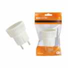 Переходник АДАПТЕР стакан б/з. 6А бел. TDM