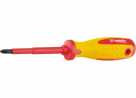 Отвертка Insulated, Ph0 x 75 мм, CrMo, до 1000 В, двухкомп. рукоятка// MATRIX PROFESSIONAL