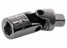 Шарнир карданный с квадратом 1/4", CrV, полированный хром// MATRIX MASTER