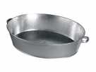 Таз оцинкованный 27л овальный