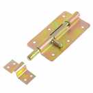 Задвижка дверная ЗДК-120 желт.цинк