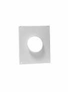 Торцевая площадка D=110мм/25х18,пластик белая