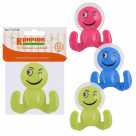 Крючок на присоске Веселый человечек