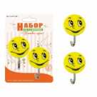 Крючки самоклеющиеся 2шт. Улыбка-Луна