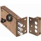 Эльбор 02.61 Замок накладной сувальдный Лазурит с отв.ник.