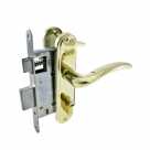 Замок врез с руч Стандарт 132/50 GP золото