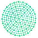 Коврик в раковину Паутинка d-29см