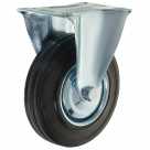 Колесо неповорот.без торм., платформа,d75 мм (40кг)чер.рез.