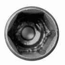 Головка 6-гранная HQ, CrV, 1/2", 30 мм