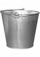Ведро, 9 л, оцинкованное// Россия