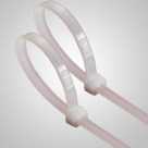 Хомуты нейлоновые, 2,5 х 200, белые100 шт