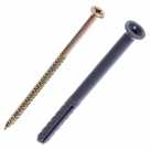 Дюбель-гвоздь, 6 х 80, потай 